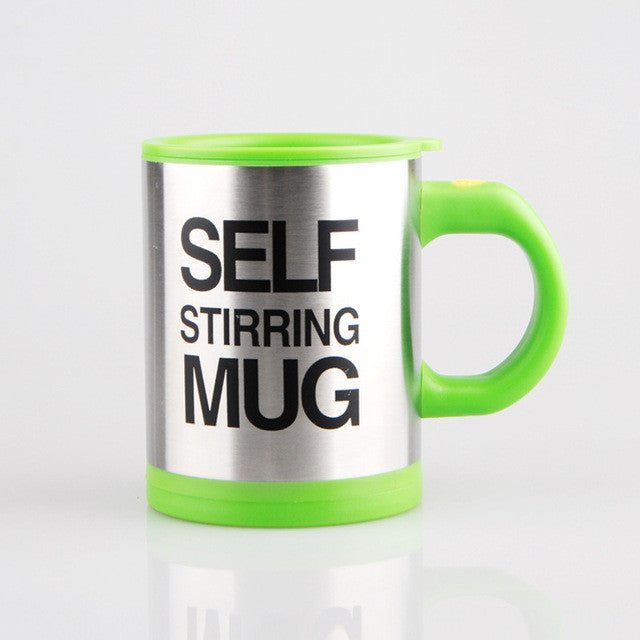 Coffee Mug Cup Self Stirring Insulated Automatic Double Mixing