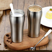 Load image into Gallery viewer, Double Wall 430 Ml Stainless Steel Beer Mug Coffee Cup Keep Drink Hot